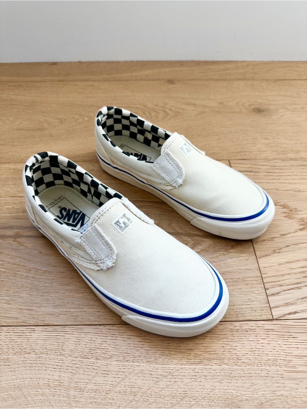 Vans Vault OG Inside Out Classic Checkerboard Slip-On Rare 7.5